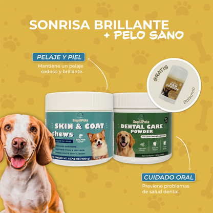 Sonrisa brillante + pelo sano